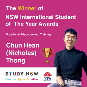 CONGRATS TO THE WINNER – NICOLAS THONG